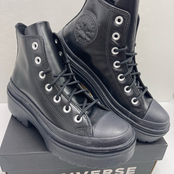 Converse WMNS 
CTAS LUGGED HEEL HI
BLACK/TOTAL ECLIPSE/BLACK Platform Sneakers - Picture 7 of 16